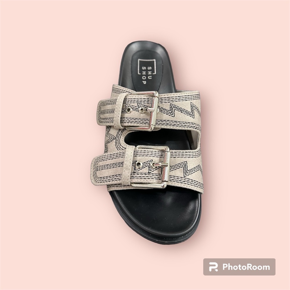 ShuShop Devon Taupe  Sandal NWT